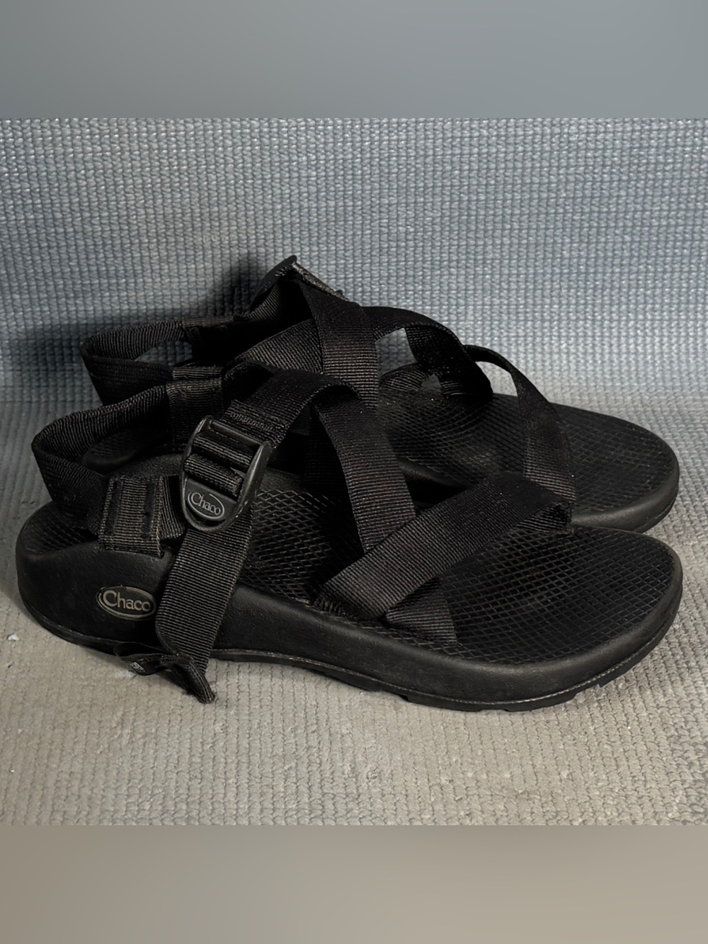 Chaco Men’s Z Cloud 2 Adjustable Sandals Black Water Hiking Sport Size 8